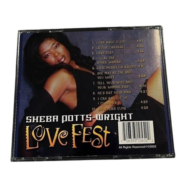 Sheba Potts-Wright - Love Fest (2002, CD) VERY GOOD - Picture 2 of 4
